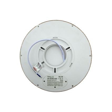 LED Stropní svítidlo LED/18W/230V 3000/4000/6500K pr. 23 cm hnědá